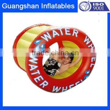 Kid play inflatable water floating water wheel