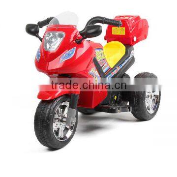 Three wheel electric motorcycle for children