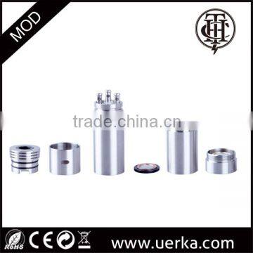 Bushwick Interchangeable battery tubes accommodate 18350 and 18650 mod for vaping
