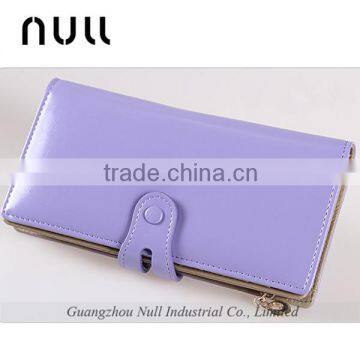 2015 Latest Promotion OEM Custom Handmade Fashion Wallet Leather Purse
