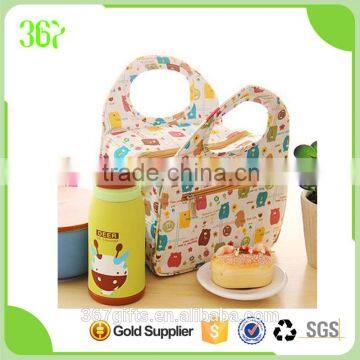 Kids lunch bag portable cartoon picnic cooler bag fitness cooler lunch bag