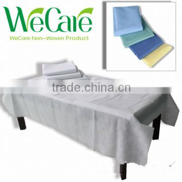 Disposable white surgical bed sheet for hospital