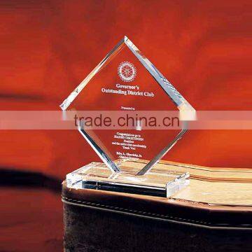 Mini Glass Awards Souvenir With Personal Logo Engraved