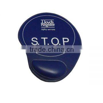 high quality pu leather mouse mat,cute leather mouse mat