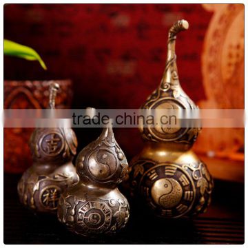 Bronze material Wu Lou-Gourds ,chinese Wu Lou statue