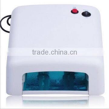 36W automatic timer nail lamp 818 UV nail lamp UV gel nail curing light dryer led nail lamp with 120s timer