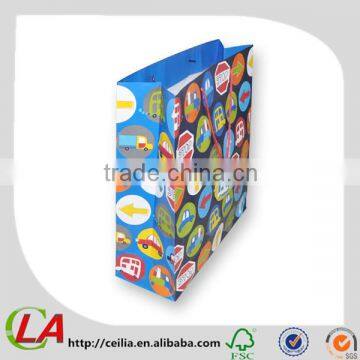 Stand Up Custom Printed One Side Folded Paper Bags