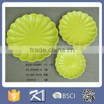 Kinsheng Flower Shape Tableware Ceramic Plates