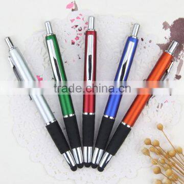 New promotional plastic ball pen with touch,smart phone stylus