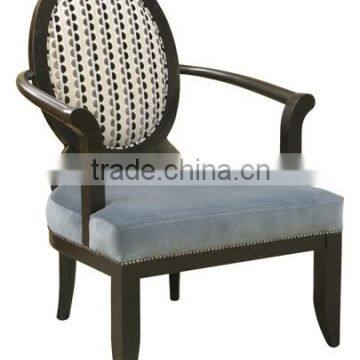 french classical armchair antique style round back design HDAC882