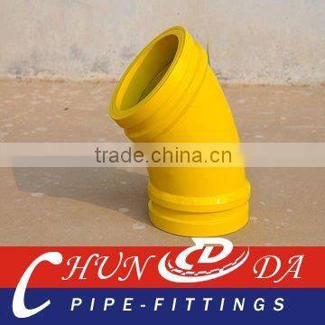 DN125*30D Concrete Pump Twin Wall Elbow