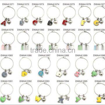 Baby charms with epoxy effect, Charm Set with epoxy, with Loop Diameter of 25mm