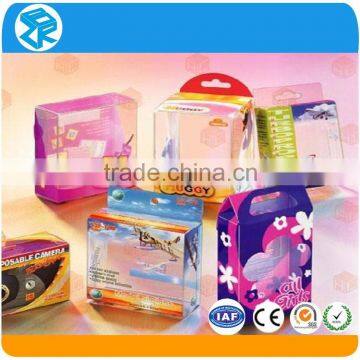 Professional custom made clear small colorful plastic clear acetate box