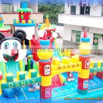 PVC,0.55mm PVC Material and Funcity Type inflatable Amusement park