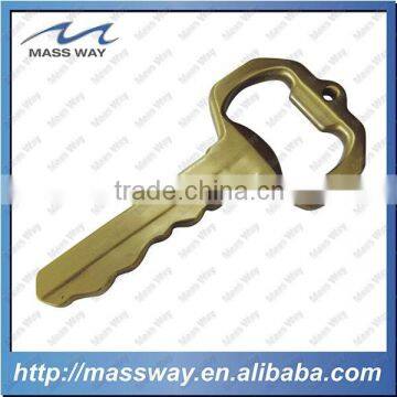 customized 3D brass metal key bottle opener