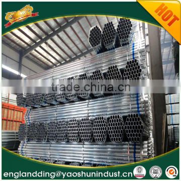 Green house pre galvanized steel pipe