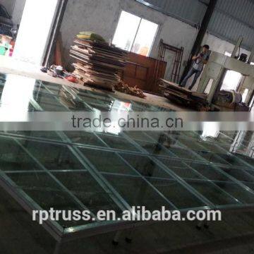 4 Legs Portable Stage Glass Stage OEM / Plexiglass Stage photo-4
