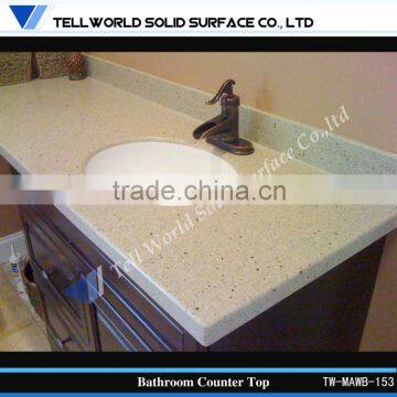 Solid surface lowes bathroom countertops