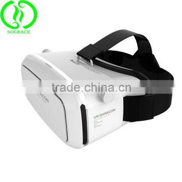 Newest Vr Box 3D Glasses Virtual Reality Vr Box 2.0 With Bluetooth Remote Key
