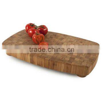 high quality end grain bamboo vegetable cutting board