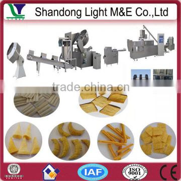 Twin Screw Extruded Fried Wheat Pellets Bugles Making Machine