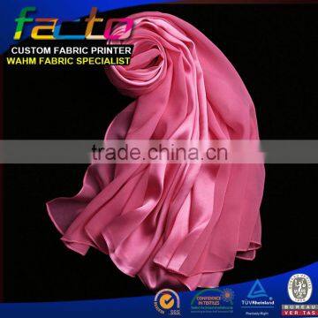 satin scarf fabric, soft handfeel, 100%poly imitated silk