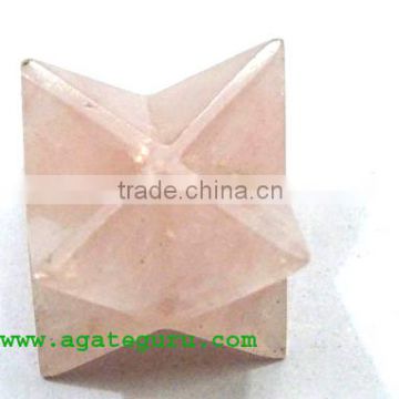 Rose Quartz Merkaba Star : Merkaba Star Wholesaler