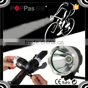 POPPAS YZL805U New 2014 Super Bright 600lm Bike Light XM-LT6 usb light