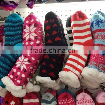Handmade Cheap Fleece Rainboot Liners Socks Winter Yoga Socks                        
                                                Quality Choice
