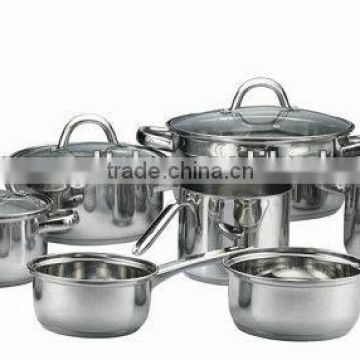 13 pcs Stainless Steel induction based cookware set,