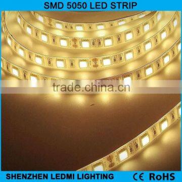 CE/RoHS High Quality Smd 5050 Led Strip 60leds/m IP65 Warm White 3000k photo-5