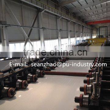 continuous PPGI color steel polyurethane sandwich panel production line