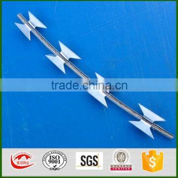 factory high quality barbed wire razor wire ISO 9001 standard