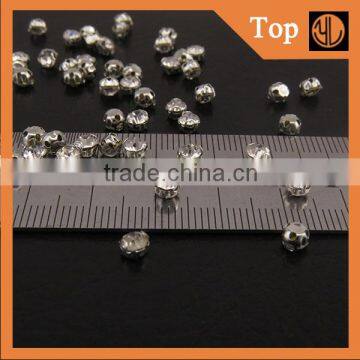 New Improved 2D Claw Rhinestone sew on Buttons 5.8mm