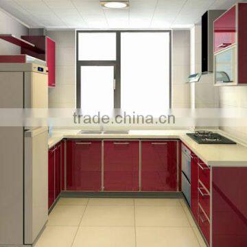 Acrylic,PVC Membrane,Solid Wood Door Panel Surface Treatment and Modern,flat Style used kitchen