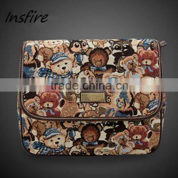 Handbag pekemon Custom design Printed shopping bag bear Canvas bag