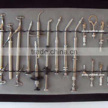 Dental Amalgam Carrier Double Ended Gold Plated photo-3