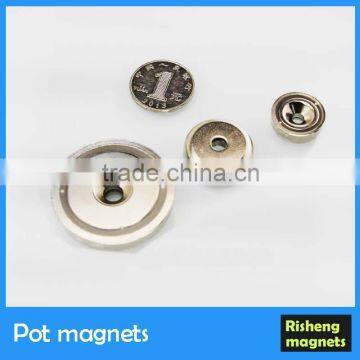 Magnet pot N35 Permanent neodymium round pot magnets