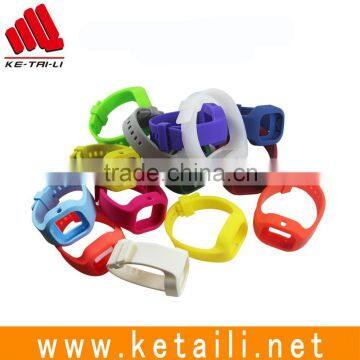 Popular kinds color silicone watch band, for apple watch band