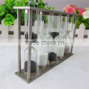 1,2,3,4,5 Minutes Sand Clock, Sand Timer, Hourglass , Sandglass With Metal Frame photo-4