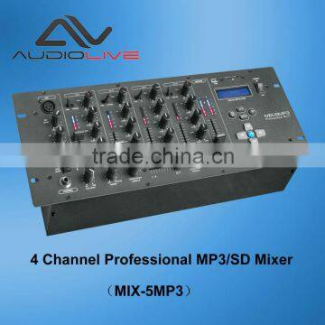 MIX-5 MP3 5 channel professional DJ mixer