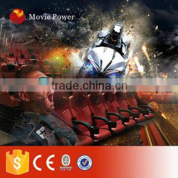 Motion Electric cylinders with smooth movements 3-dof platform large 4d 5d cinema