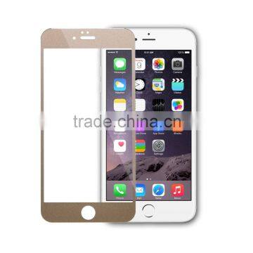 Hot-selling silk-printing screen protector for Iphone color tempered glass screen protector