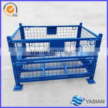 collapsible metal steel wire mesh pallet and crate