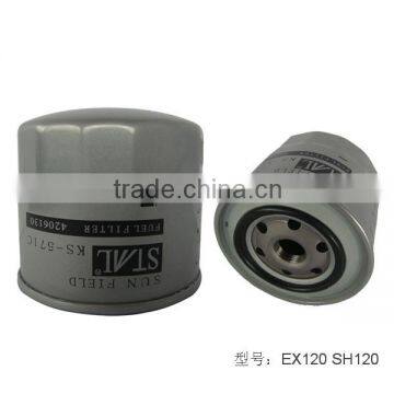 Hot sale diesel engine fuel filter price for excavators EX120