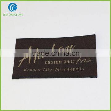 2016 Factory Wholesale Custom Polyester Damask Woven Labels For Clothing photo-2