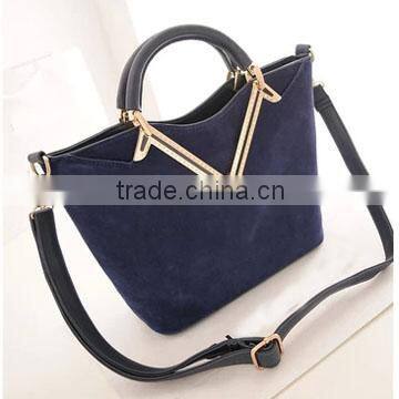 V Shape Women Handbag Made in China New Bag Design for 2014