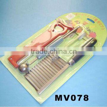 vegetable carving knife set