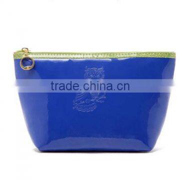 Fashion PU clutch cosmetic bag large capacity