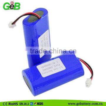 fantastic brand cell li-ion battery pack 7.4V3000mah 18650-2S1P